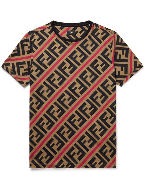Fendi logo print t shirt